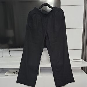 Briggs Black Wide-Leg Pants